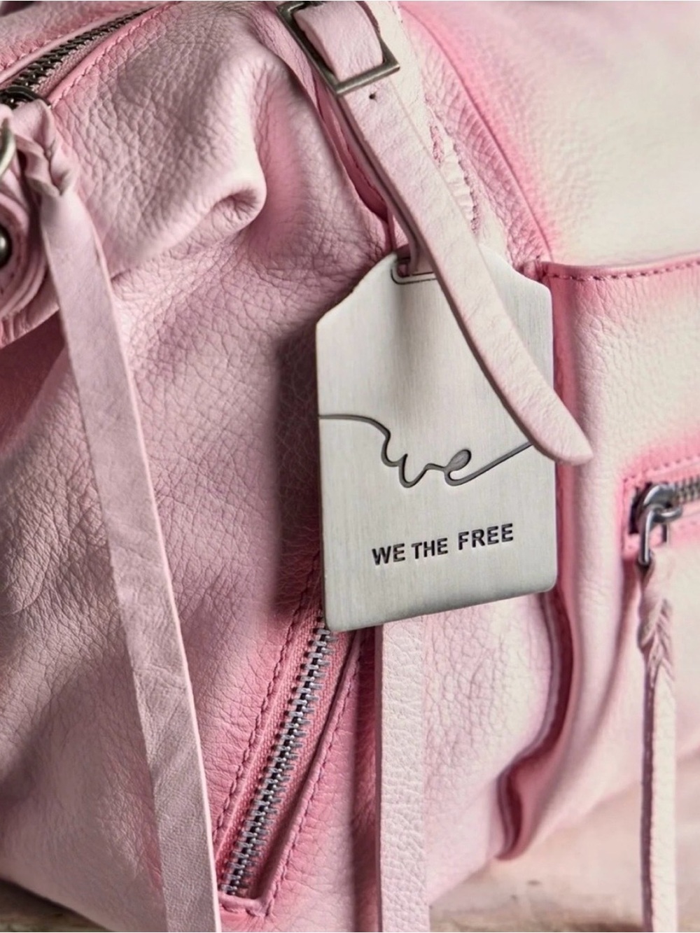 We The Free Baby Emerson Tote Bag-Pink Peony - Picture 3 of 9